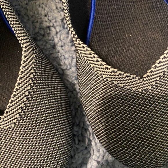 Rothy's Gray/Black Birdseye Round Toe Flats, size 10 1/2 - Picture 7 of 7